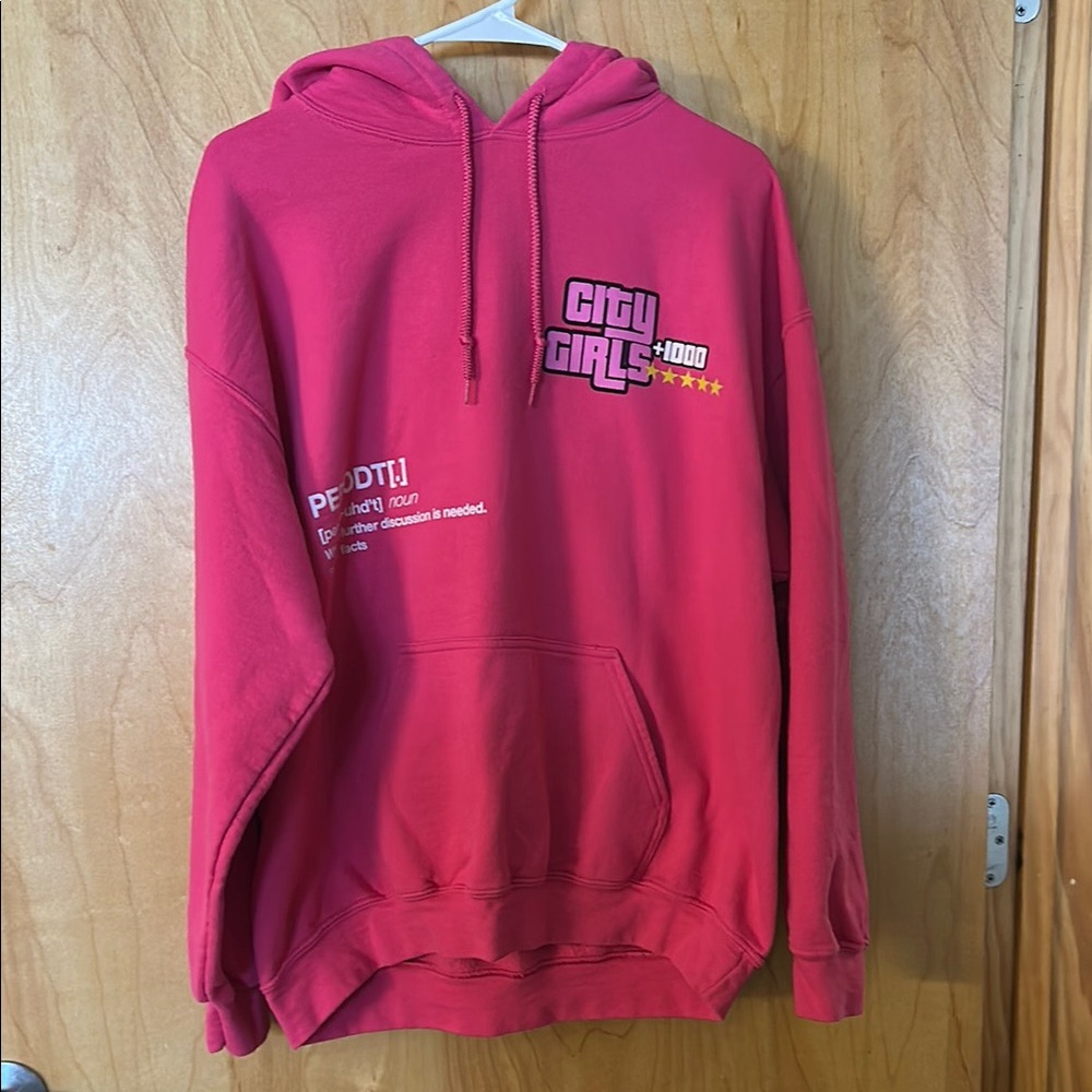 City Girls Hot Pink Concert Hoodie